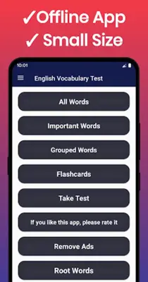 English Vocabulary Test android App screenshot 4